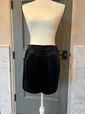 lululemon athletica Black Velvet Mini Skirt